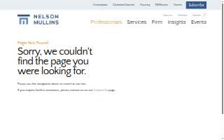 Nelson Mullins Riley & Scarborough: Patrick Wooten website