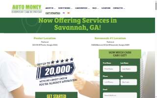 Auto Money of Summerville website