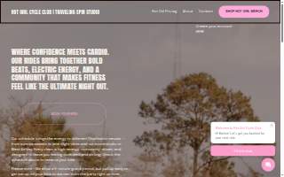 Hot Girl Cycle Club website