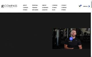 Compass Fitness website