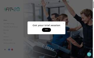 Fit-in-20 Personal Training - EMS Workout website