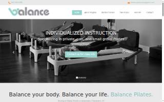 Balance Pilates website