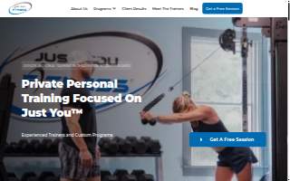 Just You Fitness website
