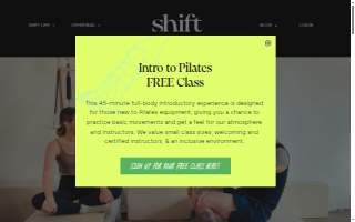 Shift Pilates Body Shop - West Ashley website