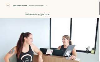 Yoga Circle website