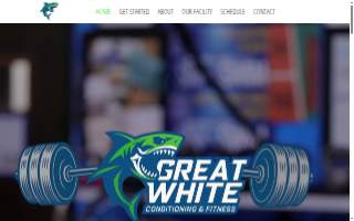 Great White Conditioning & Fitness website