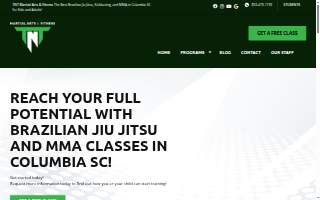 TNT Martial Arts & Fitness website