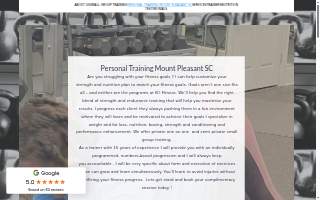 KO Fitness personal training Mount Pleasant SC website