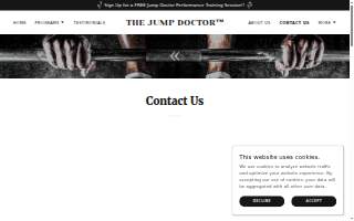 The Jump Doctor website