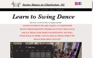 Holy City Swing website