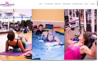 Ladies Choice Fitness Center website