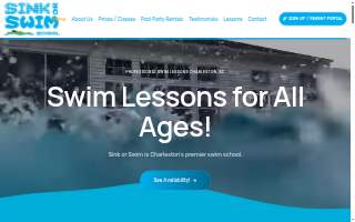 Sink or Swim School of Summerville website