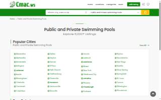 Newington Pool website