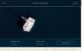 Everything Zen Sailing Charters website