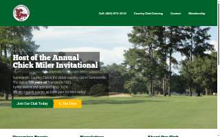 Summerville Country Club website