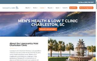 Lowcountry Male Clinic - North Charleston, SC - TRT and Weight Loss Services website