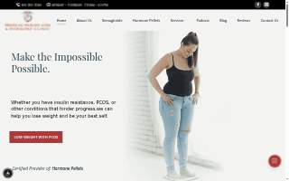 Medical Weight Loss Clinic & Hormone Clinic website