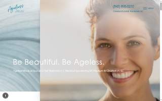 Ageless Medical Spa & Hair Restoration website