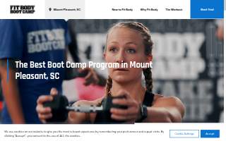 Mount Pleasant Fit Body Boot Camp website