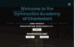 Gymnastics Academy-Charleston website