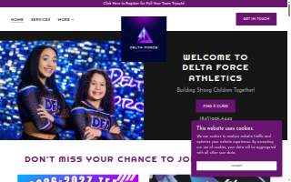 Delta Force Athletics website