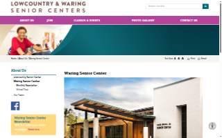 Waring Senior Center website