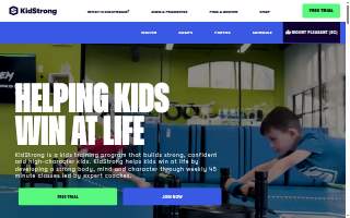 KidStrong Mount Pleasant website