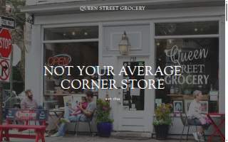 Queen Street Grocery website