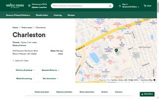 Whole Foods Market of Mt Pleasant website