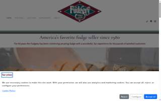 The Fudgery of Charleston website