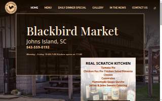 Blackbird Market - Johns Island website