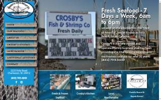 Crosby's Fish & Shrimp Co. website