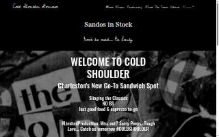Cold Shoulder Gourmet website