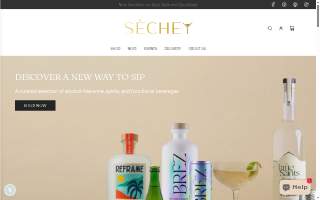 Sèchey | Alcohol Free & Functional | A Modern Bottle Shop website