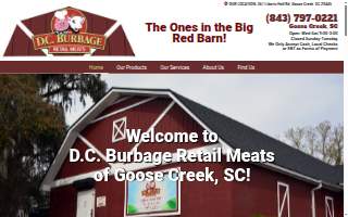 D.C. Burbage Retail Meats website