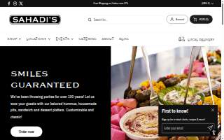 Sahadi's website