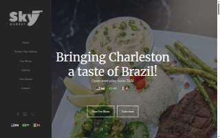 Sky Market Brazilian Restaurant and Bakery website