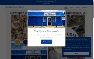 Blue Boat Seafood Market website