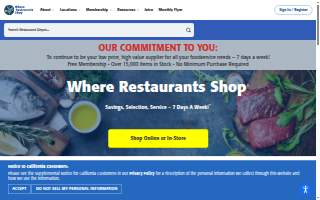 Restaurant Depot of Greenville website