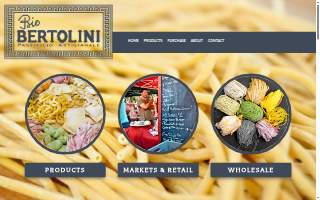 Rio Bertolini's Fresh Pasta website