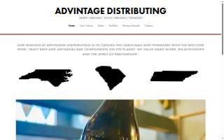 Advintage Distributing of Ladson website