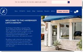 The Harbinger Cafe & Bakery website