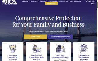 Insurance Company Advisors Group of Mt. Pleasant (ICA Group) website