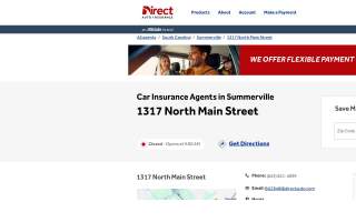 Direct Auto Insurance of Summerville website