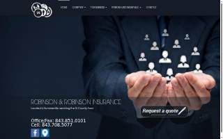 Robinson & Robinson Insurance website