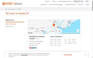 Banfield Pet Hospital of Charleston website
