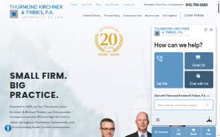Thurmond Kirchner & Timbes, P.A. of Summerville website