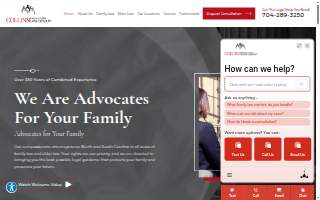 Collins Family & Elder Law Group of Mt Pleasant website