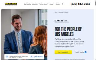 Morgan & Morgan of Los Angeles website