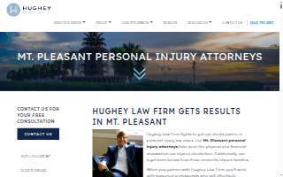 Hughey Law Firm LLC of Mt Pleasant website
